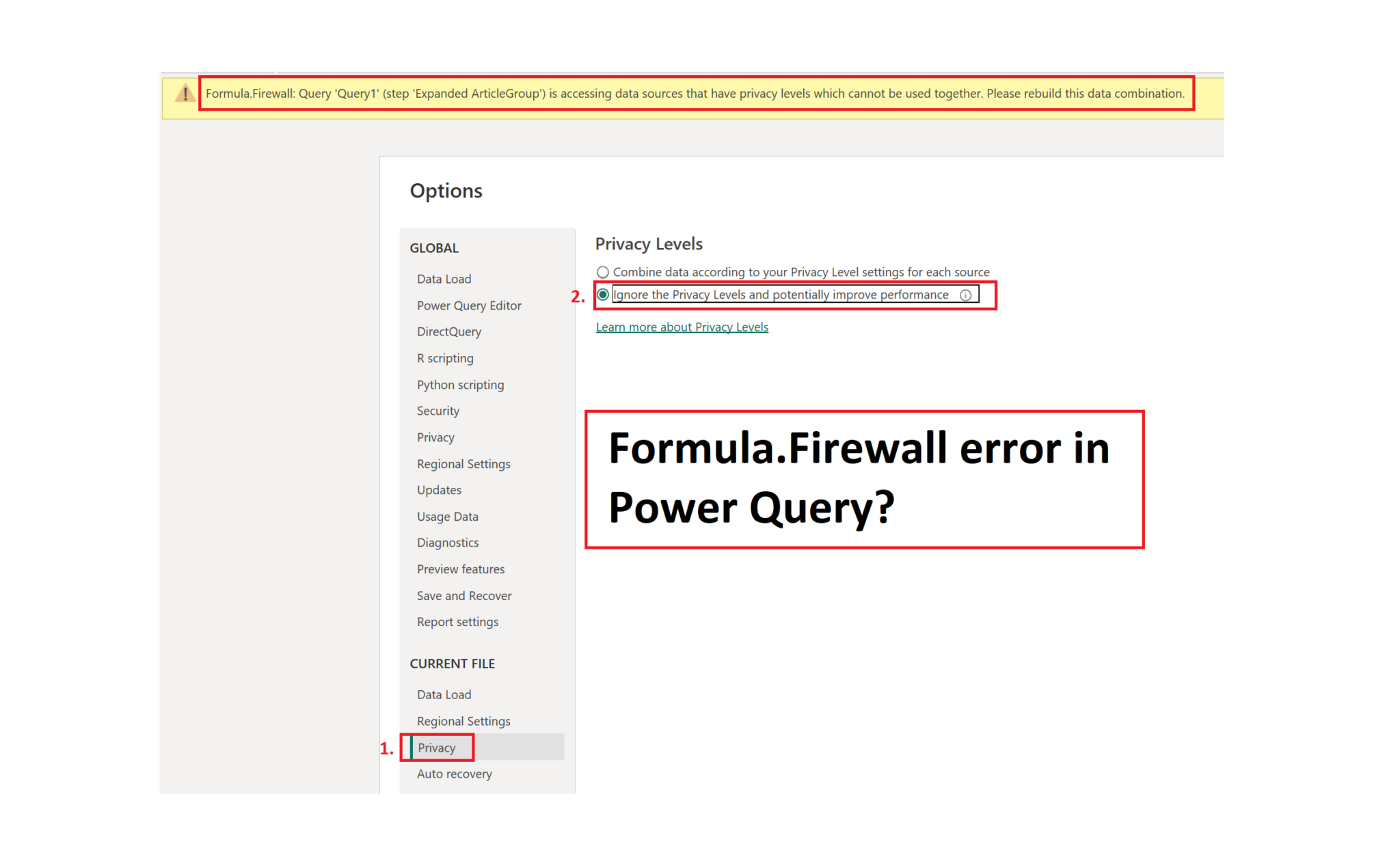 Formula.Firewall error in Power Query – Data Dandies